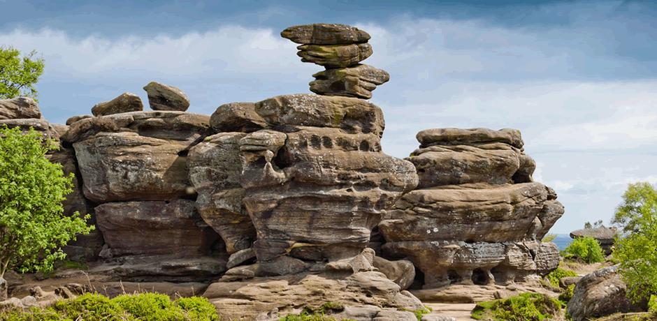 Brave the dizzy heights of Brimham Rocks, Harrogate