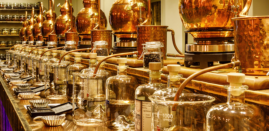 Craft your own gin at Corks and Cases, Masham