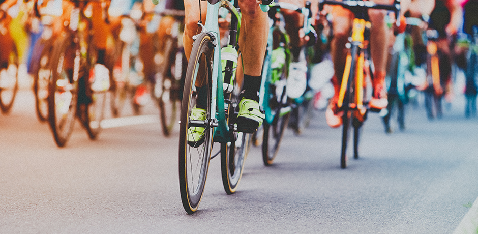 Cyclists in the Tour de France