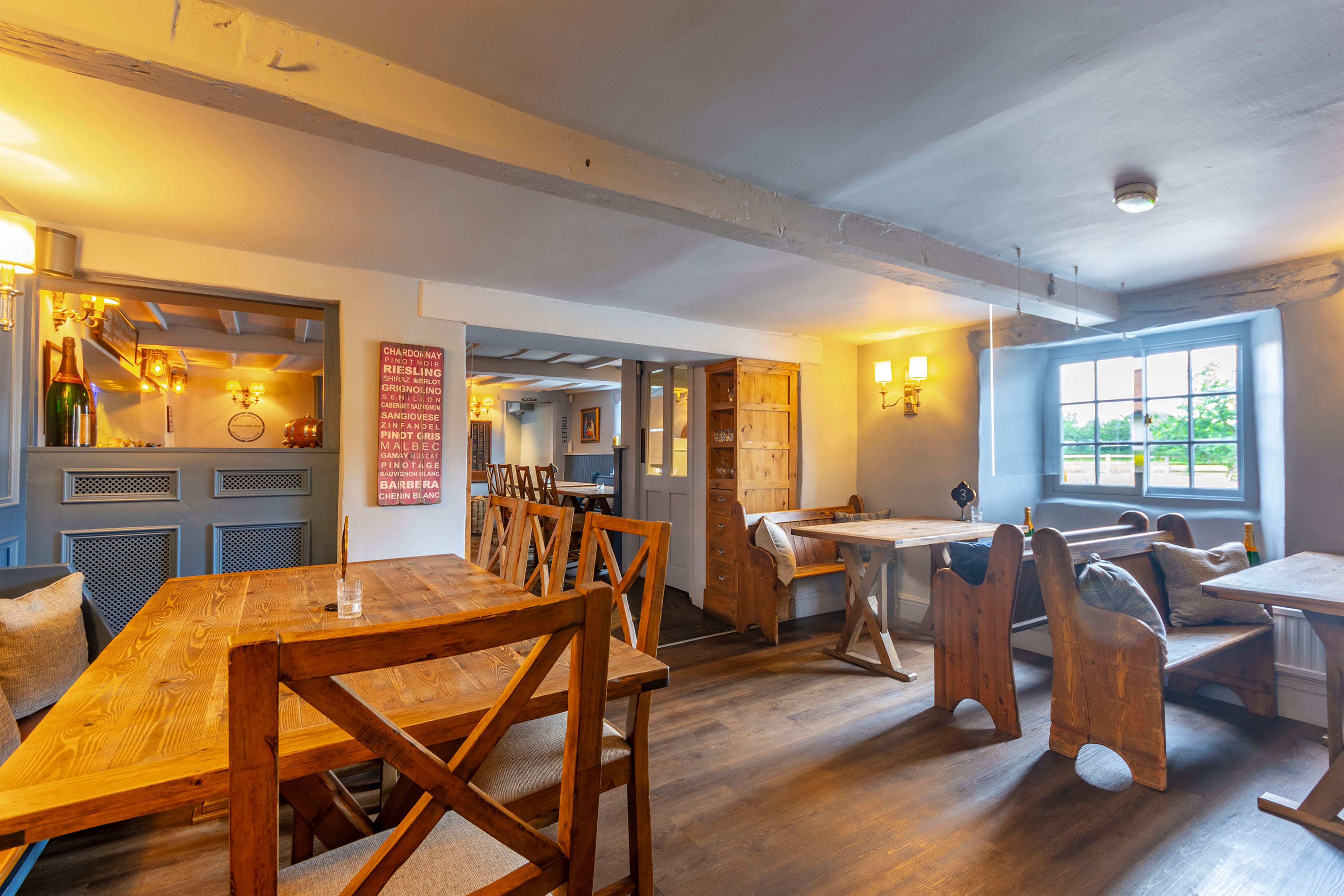 The living room at Nosters Cottage, Nosterfield