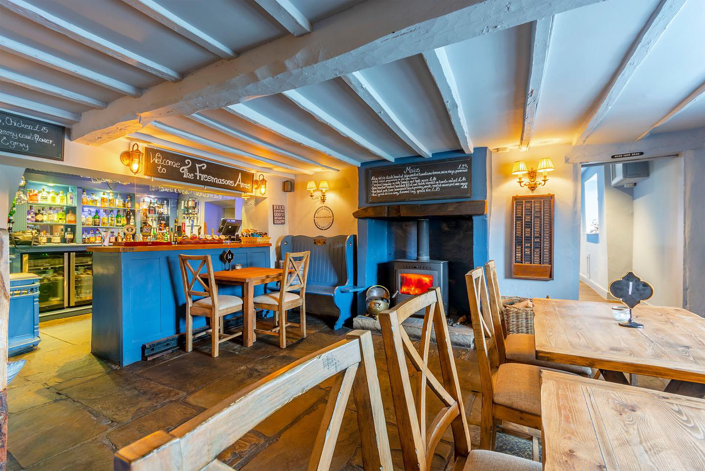 The living room at Nosters Cottage, Nosterfield